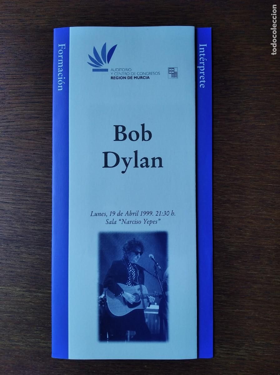 M&uacute;sica de colecci&oacute;n: Programa Bob Dylan - Murcia 1999 - Foto 1
