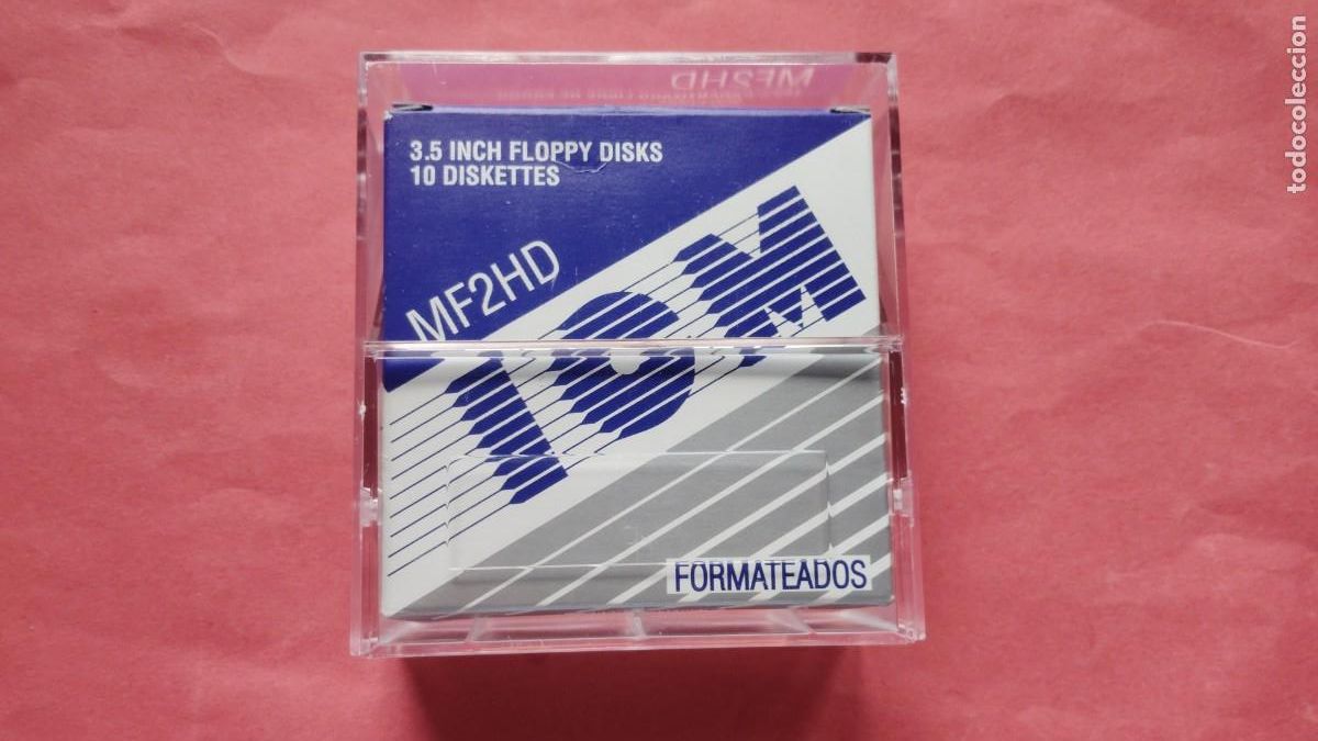 M&uacute;sica de colecci&oacute;n: ICM.-DISCOS FORMATEADOS.-CAJA SIN USAR DE 10 DISKETTES.