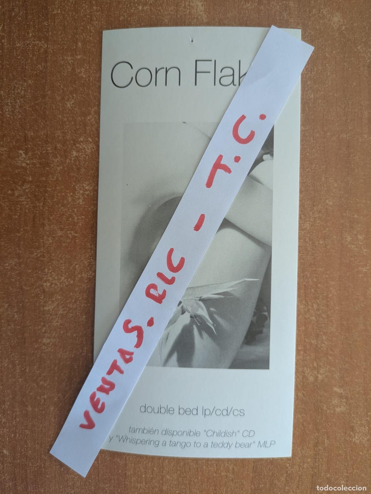 M&uacute;sica de colecci&oacute;n: Tarjeta Corn Flakes. Double bed. Childish. B-Core Disc. A&ntilde;os 90.