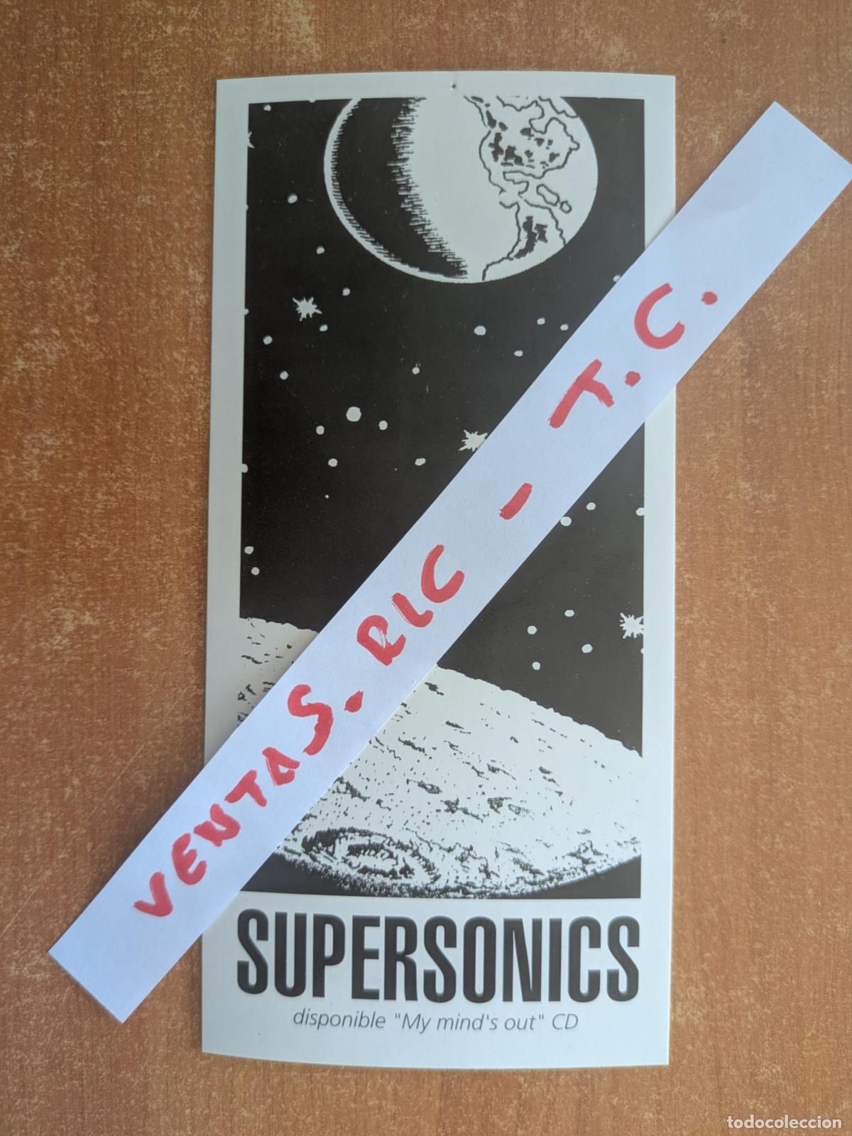 Collectible Music: Tarjeta Supersonics. My mind&acute;s out. B-Core Disc. A&ntilde;os 90.