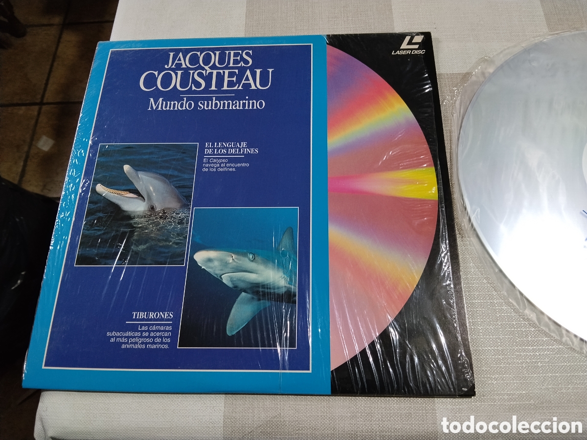 M&uacute;sica de colecci&oacute;n: Mundo submarino Jacques Cousteau,delfines y tiburones LASER DISC