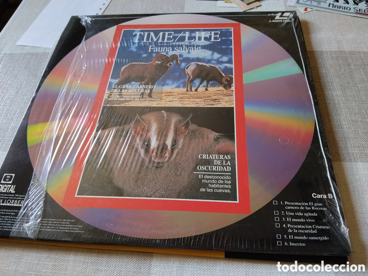 M&uacute;sica de colecci&oacute;n: Disco laser disc time Life fauna salvaje caballos salvajes,renos y Caribes de Alaska