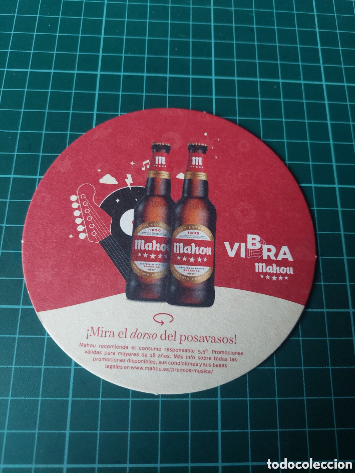 M&uacute;sica de colecci&oacute;n: SECANTE POSAVASOS MAHAU VIBRA MUSICA REGALOS
