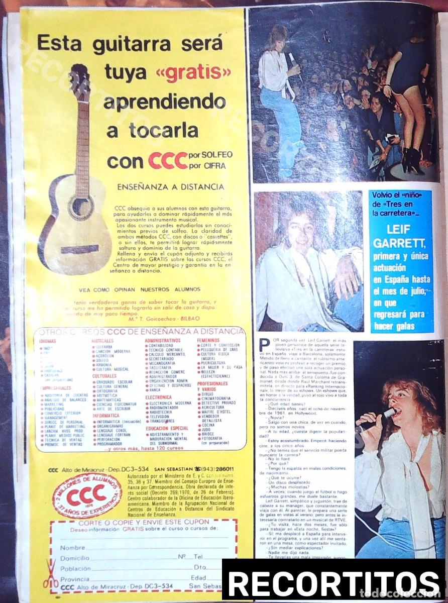 M&uacute;sica de colecci&oacute;n: leif garret garrett tres en la carretera