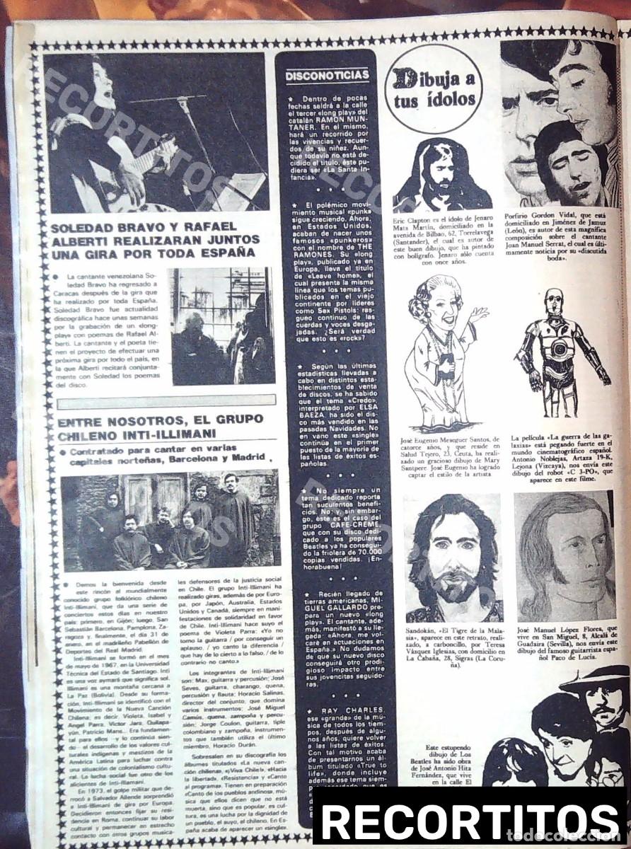 M&uacute;sica de colecci&oacute;n: la guerra de las galaxias star wars inti illimani soledad bravo the beatles sandokan