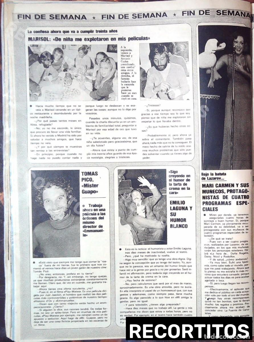 M&uacute;sica de colecci&oacute;n: marisol pepa flores antonio gades mary carmen y sus mu&ntilde;ecos tomas pico emilio laguna
