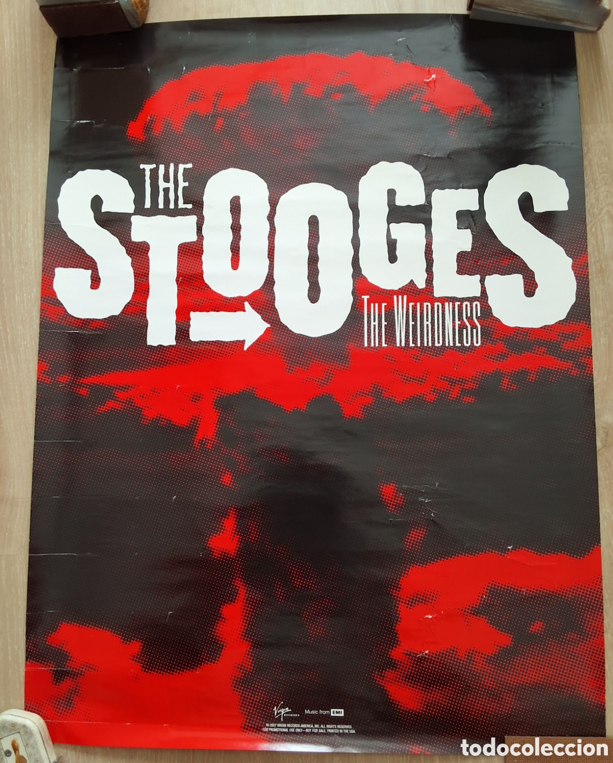 M&uacute;sica de colecci&oacute;n: The stooges poster musical a&ntilde;o 2007 the weirdness medidas (61&times;46)