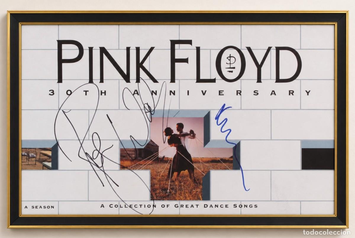 M&uacute;sica de colecci&oacute;n: Pink Floyd / Two sides of Pink Floyd. Two remarkable signatures. One striking collector&rsquo;s piece.