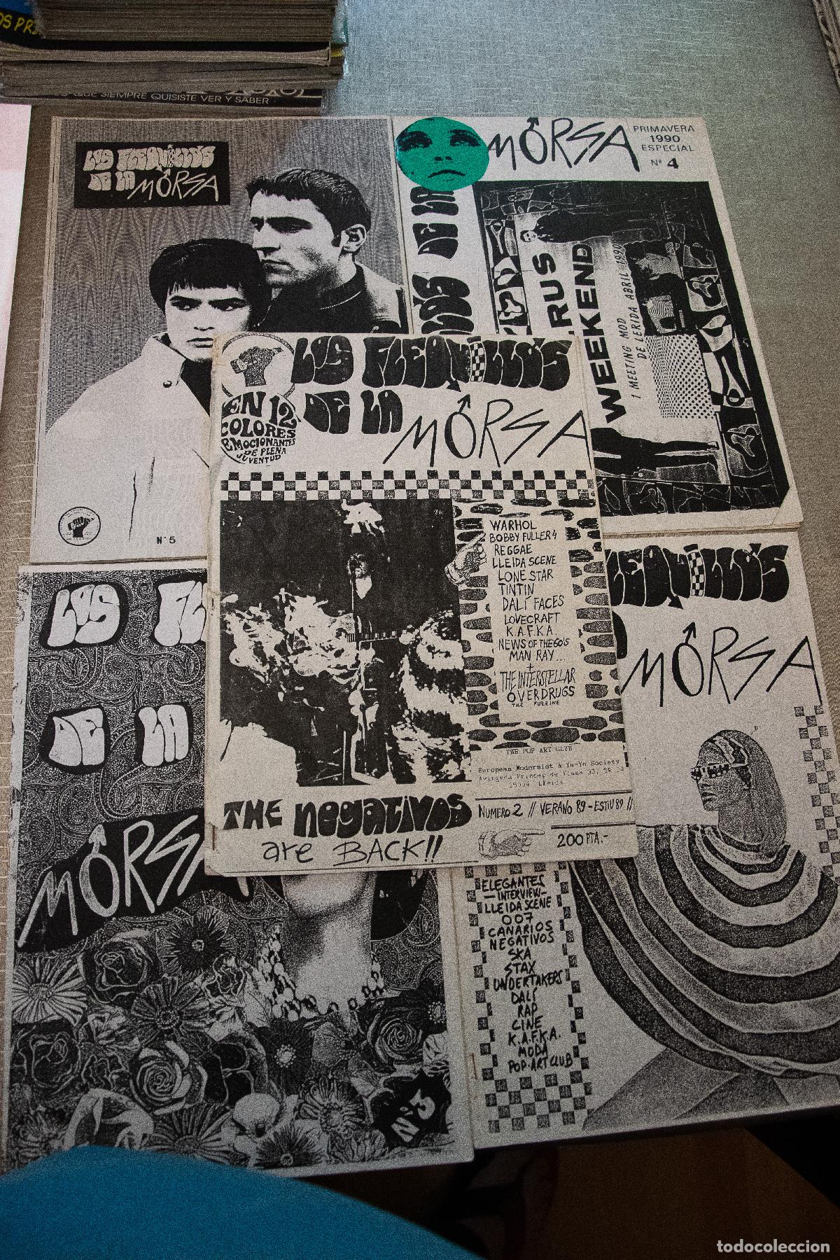 M&uacute;sica de colecci&oacute;n: 11 FANZINES MOD (COLECCION COMPLETA) LOS FLEQUILLOS DE LA MORSA A4 A&Ntilde;OS 89-93 QUADROPHENIA JAM WHO