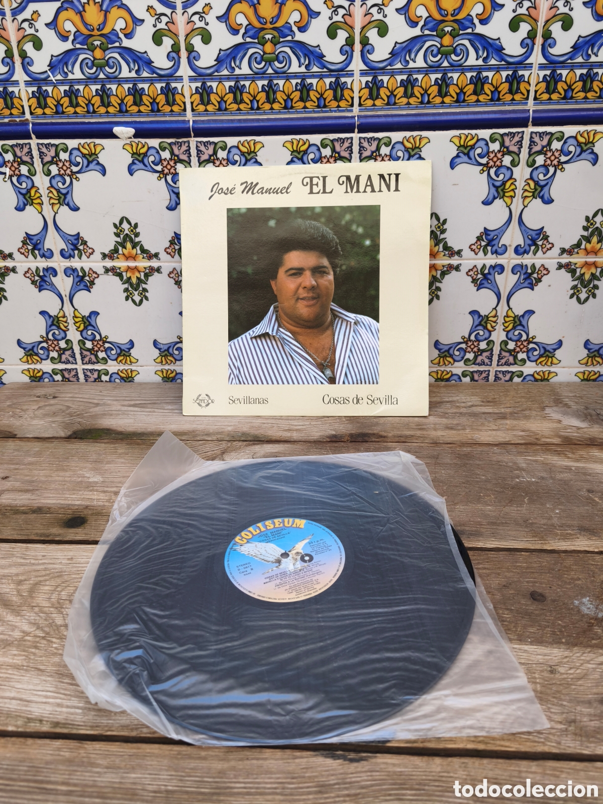 M&uacute;sica de colecci&oacute;n: Vinilo Jos&eacute; Manuel El Mani - Cosas de Sevilla