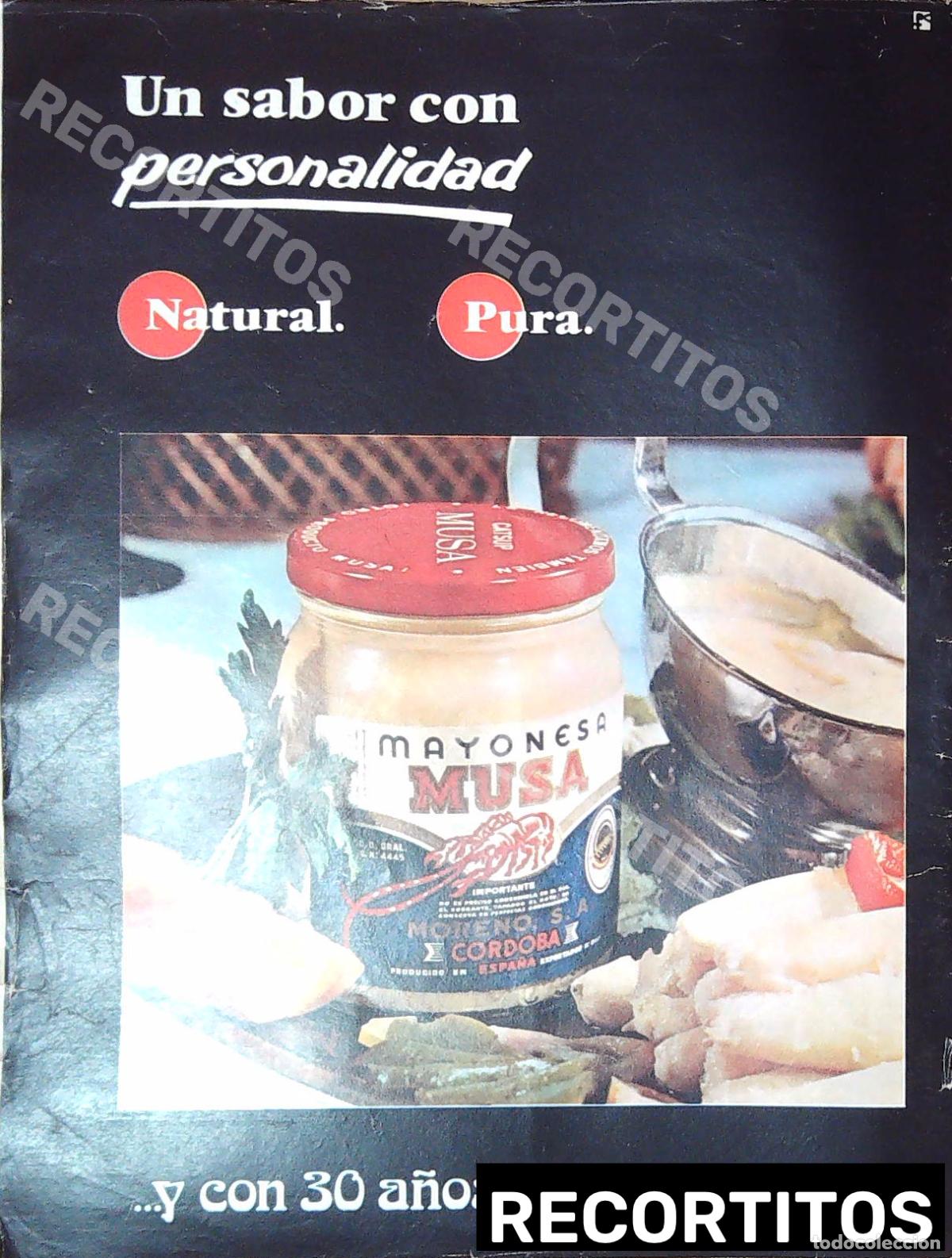 M&uacute;sica de colecci&oacute;n: musa mayonesa anuncio vintage