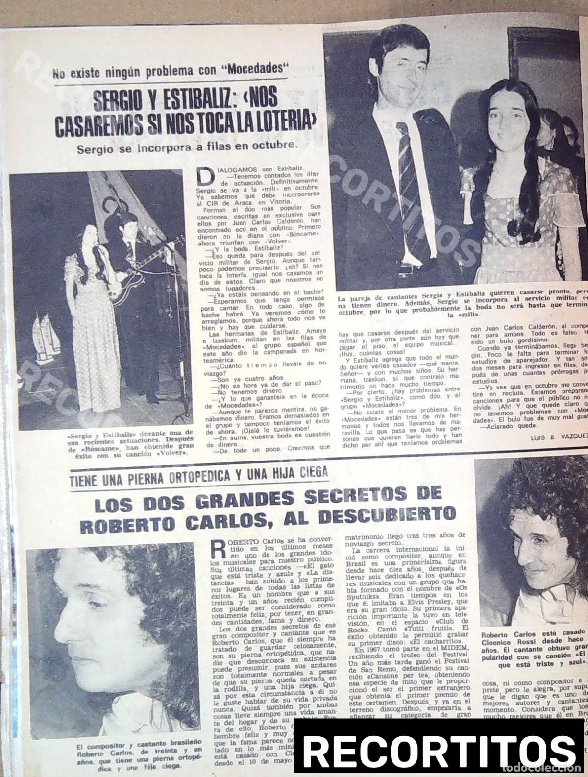 M&uacute;sica de colecci&oacute;n: sergio y estibaliz roberto carlos mocedades