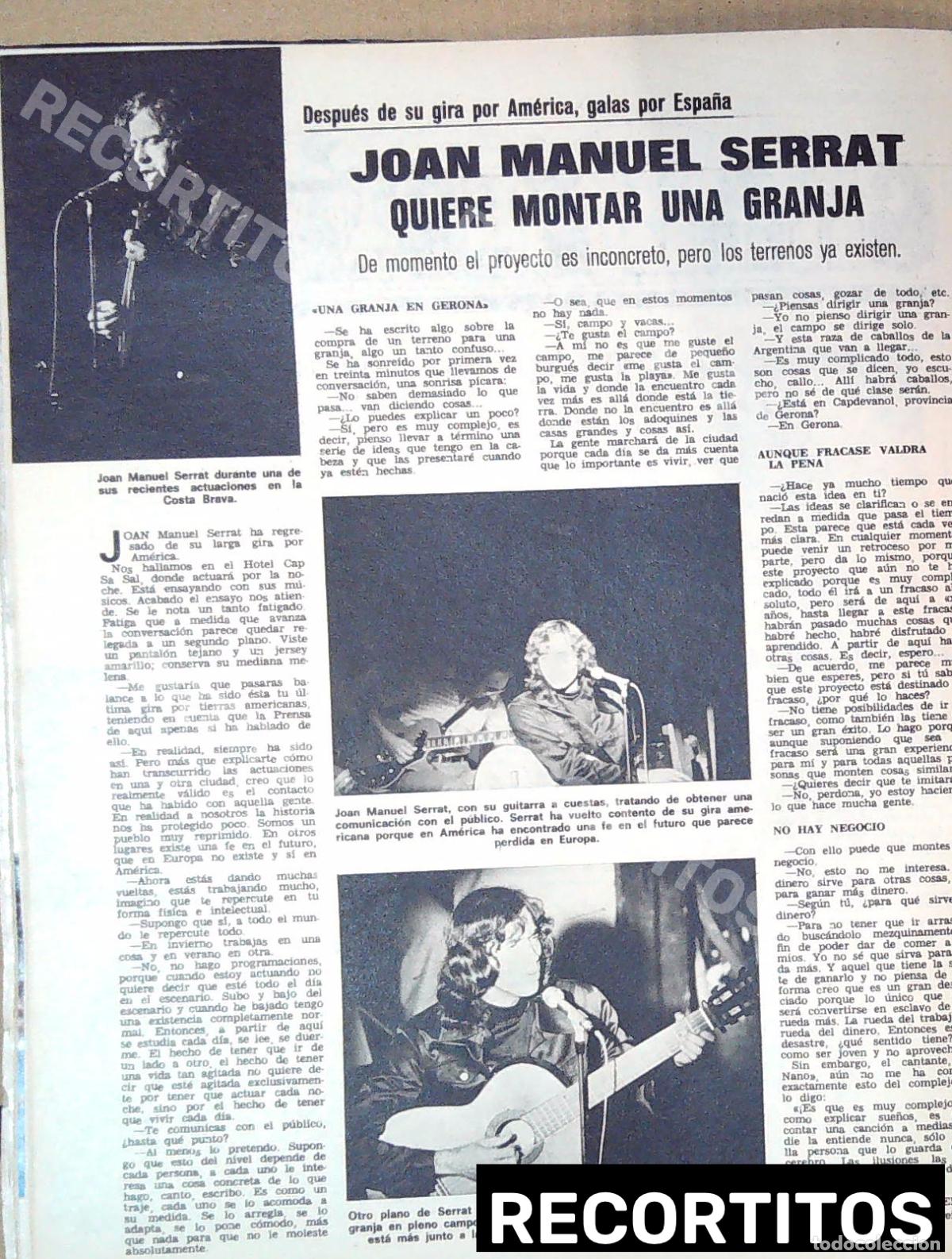 M&uacute;sica de colecci&oacute;n: la granja de joan manuel serrat