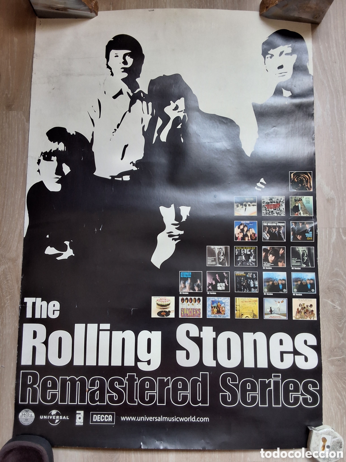 M&uacute;sica de colecci&oacute;n: Rolling stone p&oacute;ster remastered series medidas 76 &times; 51