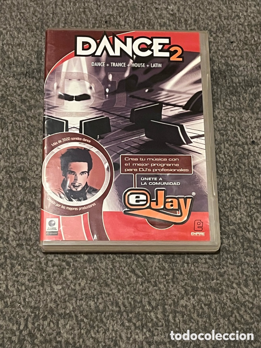 M&uacute;sica de colecci&oacute;n: DANCE 2. eJay. Antiguo programa para producir m&uacute;sica electr&oacute;nica para PC. A&ntilde;o 2000. Producci&oacute;n DJ