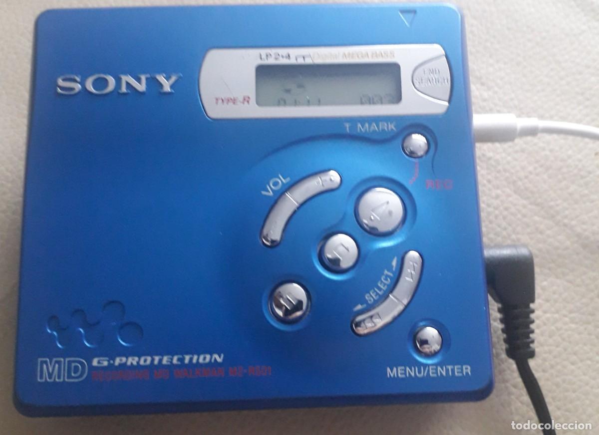 M&uacute;sica de colecci&oacute;n: WALKMAN SONY MZ-R501. 230V. Azul.