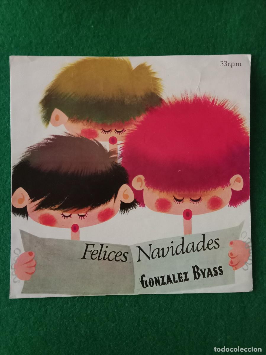 M&uacute;sica de colecci&oacute;n: Villancico - Felices Navidades - Disco Flexible Blanco - Edit. Gonzalez Byass. 1966