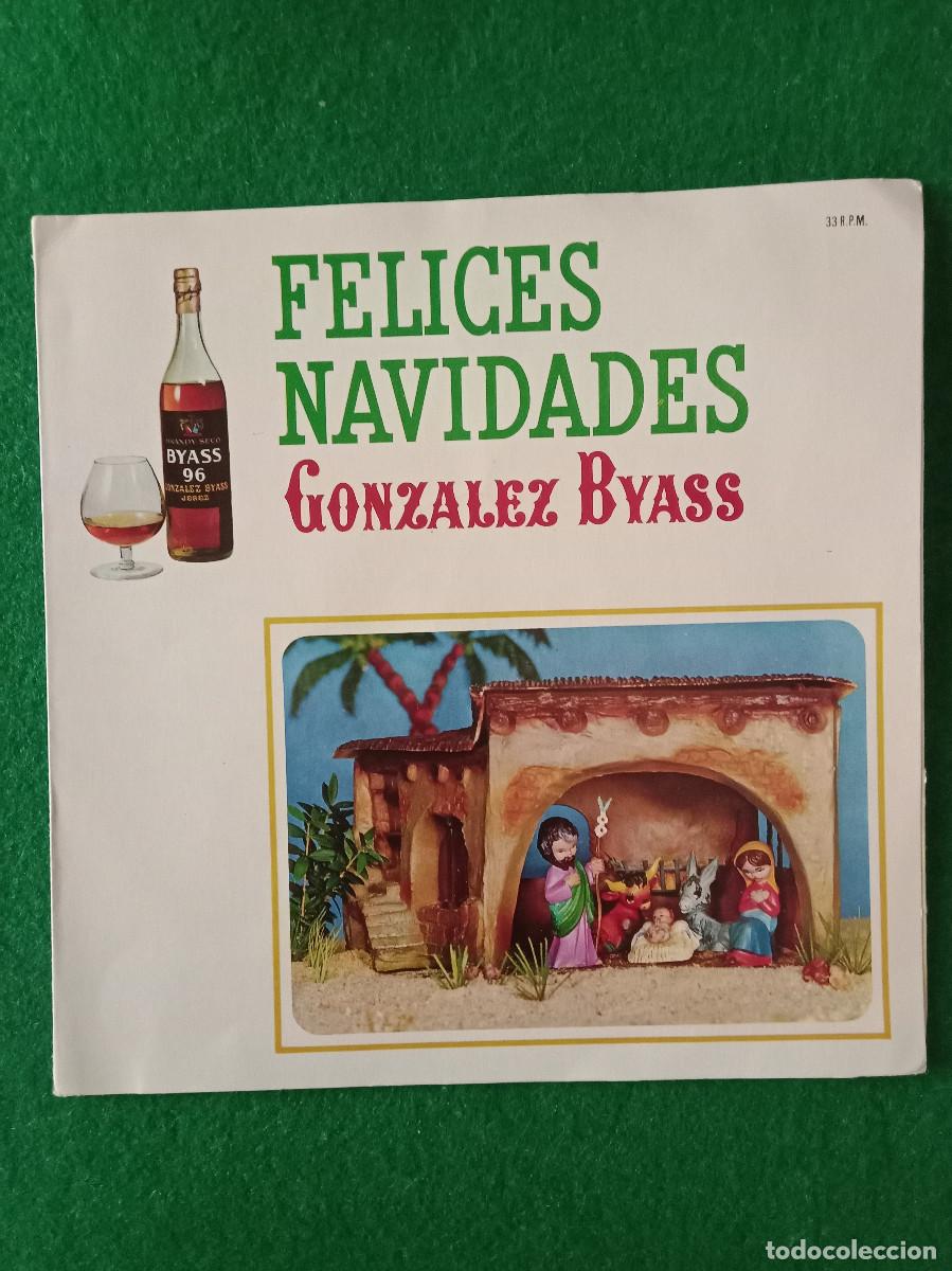M&uacute;sica de colecci&oacute;n: Villancico - Felices Navidades - Disco Flexible Negro - Edit. Gonzalez Byass. 1967