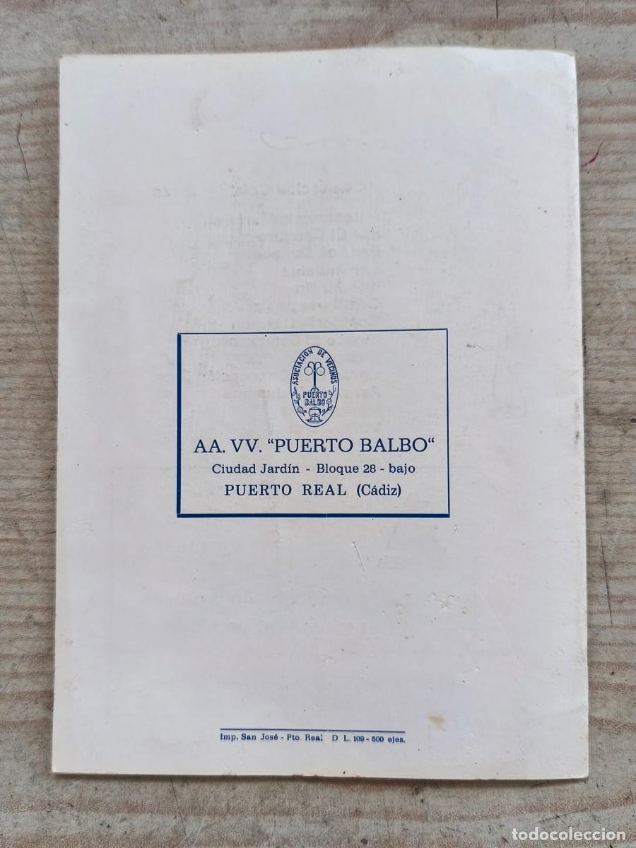M&uacute;sica de colecci&oacute;n: Libreto Carnaval Ninots - Comparsa Puerto Real 1987 - Foto 3