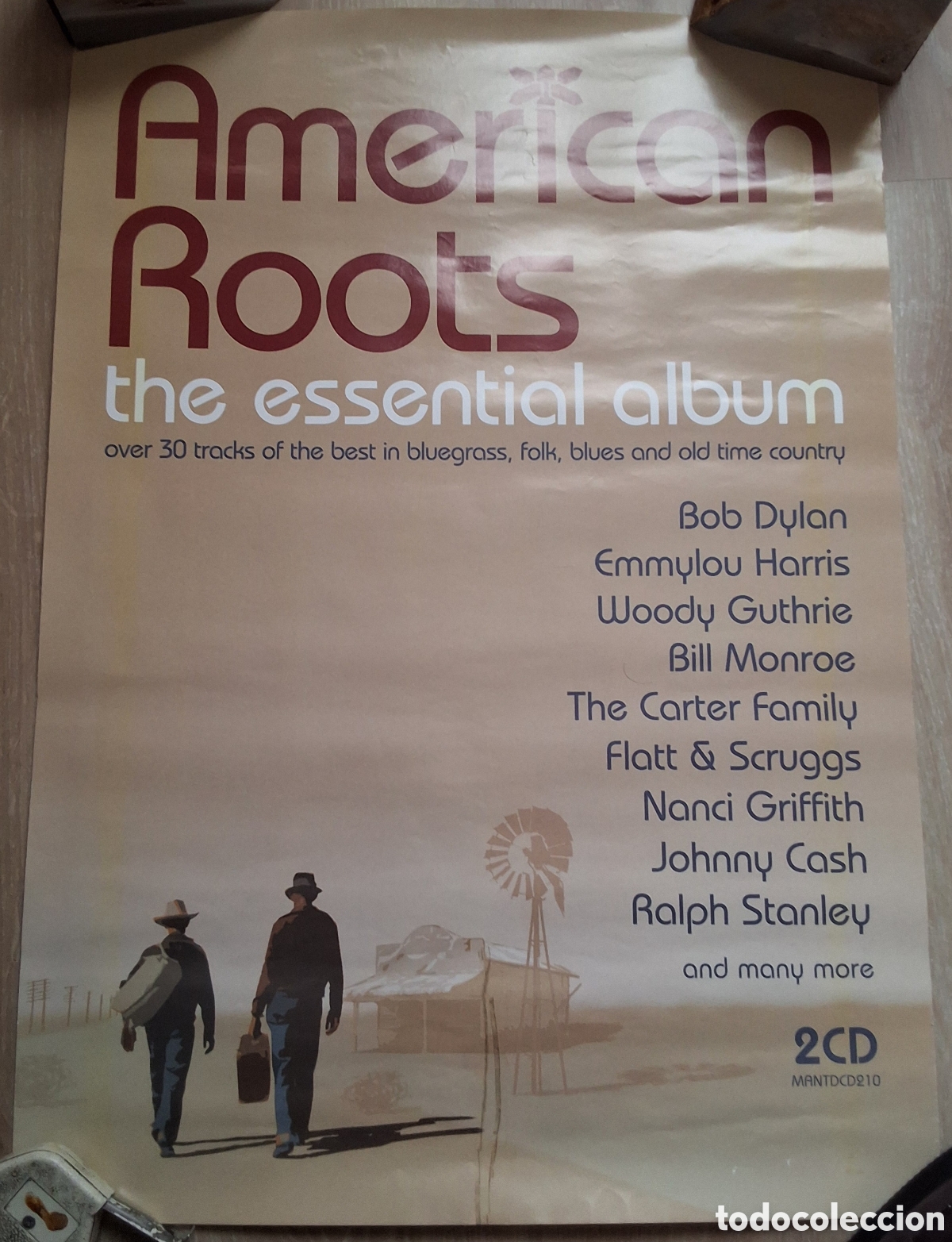 M&uacute;sica de colecci&oacute;n: American roots p&oacute;ster promocional album essential medidas 59 &times; 42