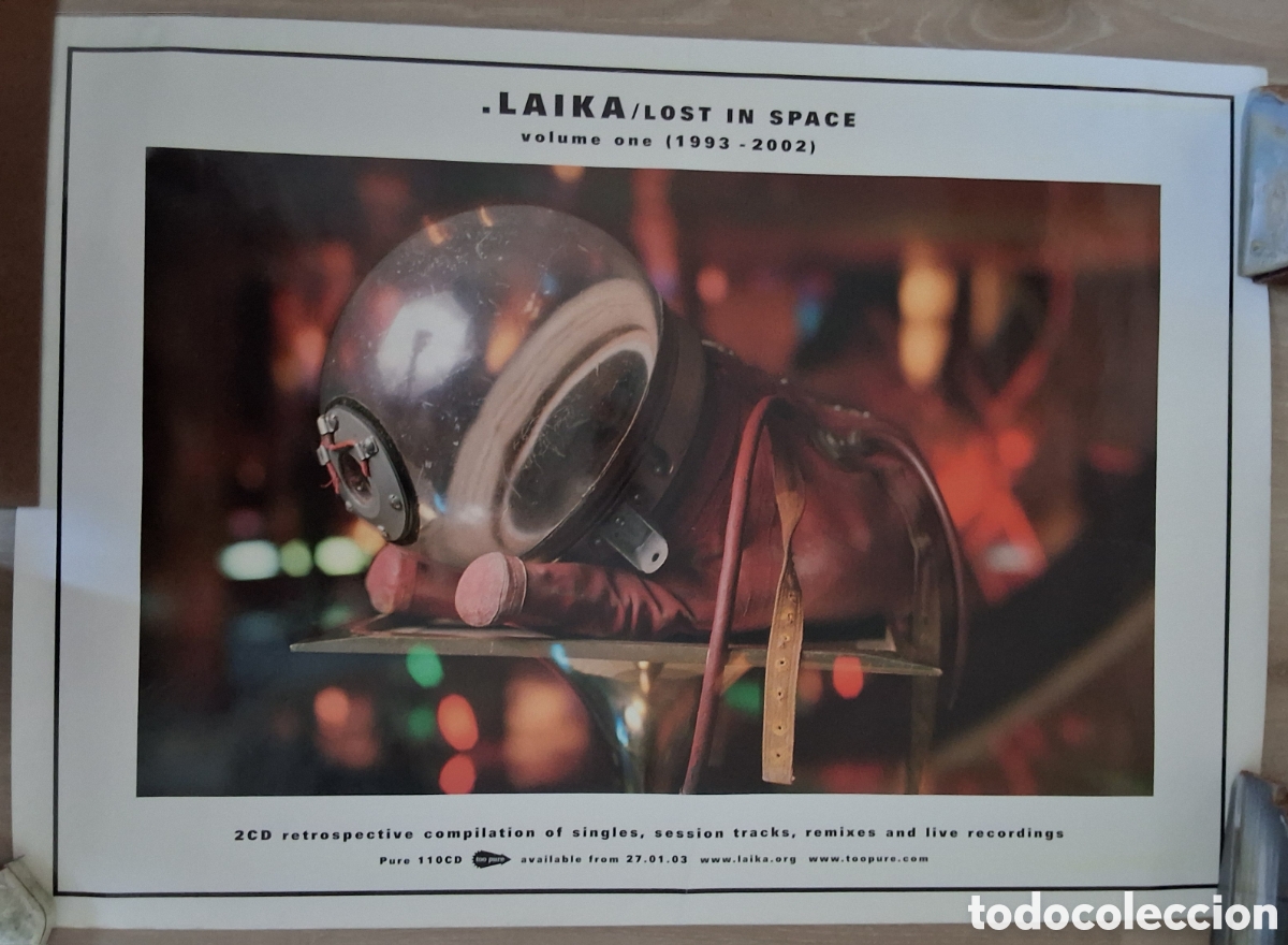 M&uacute;sica de colecci&oacute;n: Laika p&oacute;ster promocional lost in space a&ntilde;o 2002 medidas 70 &times; 50