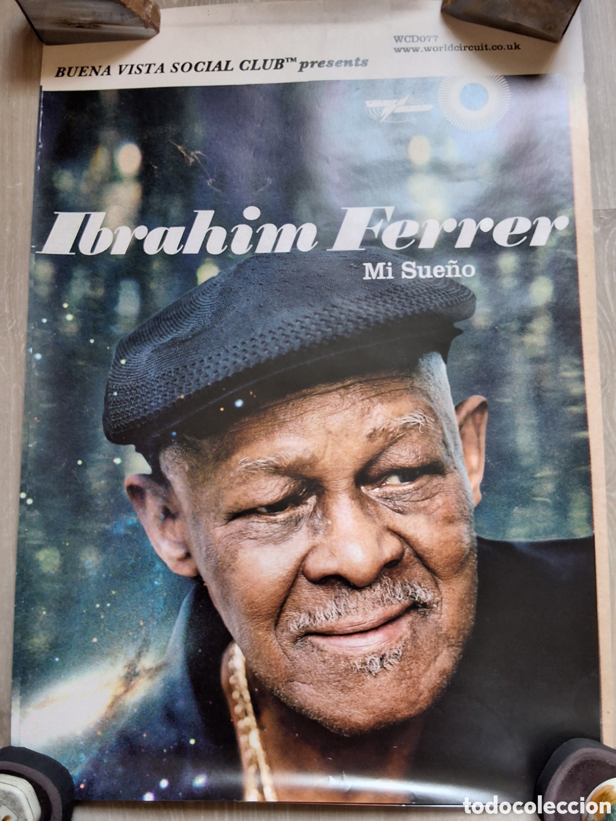 M&uacute;sica de colecci&oacute;n: Ibrahim ferrer poster promocional mi sue&ntilde;o medidas 70 &times; 50