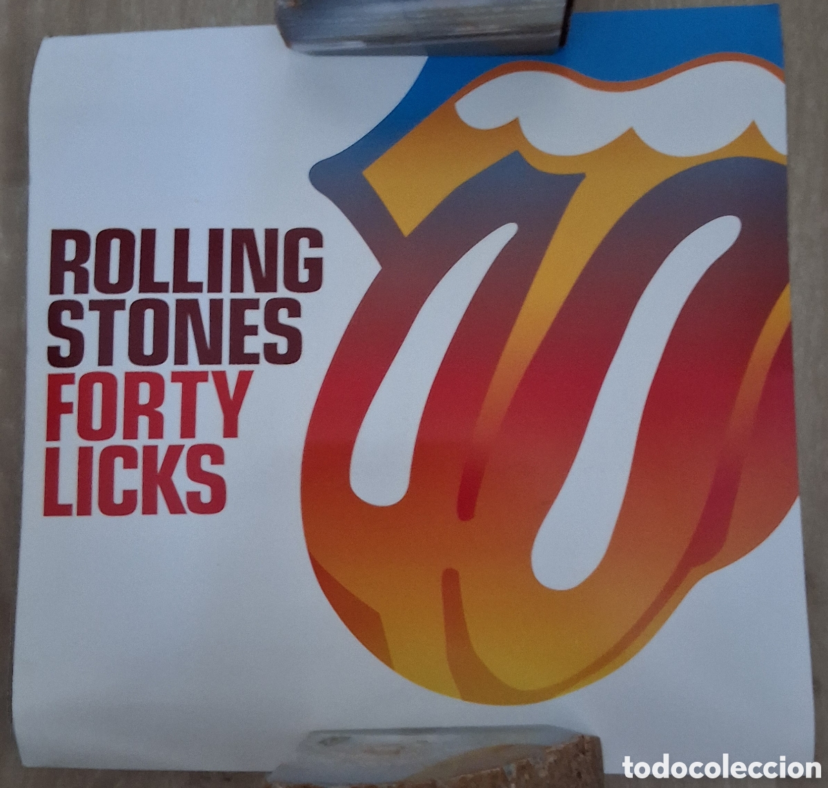 M&uacute;sica de colecci&oacute;n: Rolling stone p&oacute;ster promocional forty licks a&ntilde;o 2002 medidas 30 &times; 30