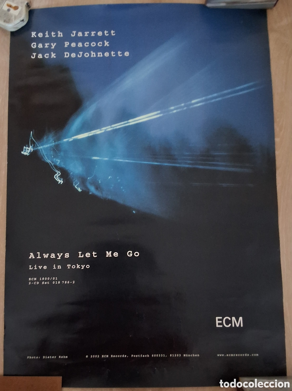 M&uacute;sica de colecci&oacute;n: Always let me go p&oacute;ster promocional a&ntilde;o 2002 medidas 59 &times; 42