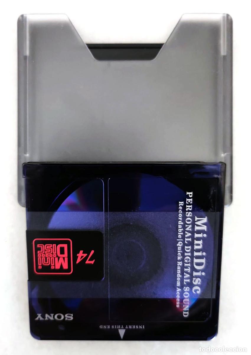 M&uacute;sica de colecci&oacute;n: Lote 6 MiniDisc Sony Personal Digital Sound 74 min (Azul Oscuro)