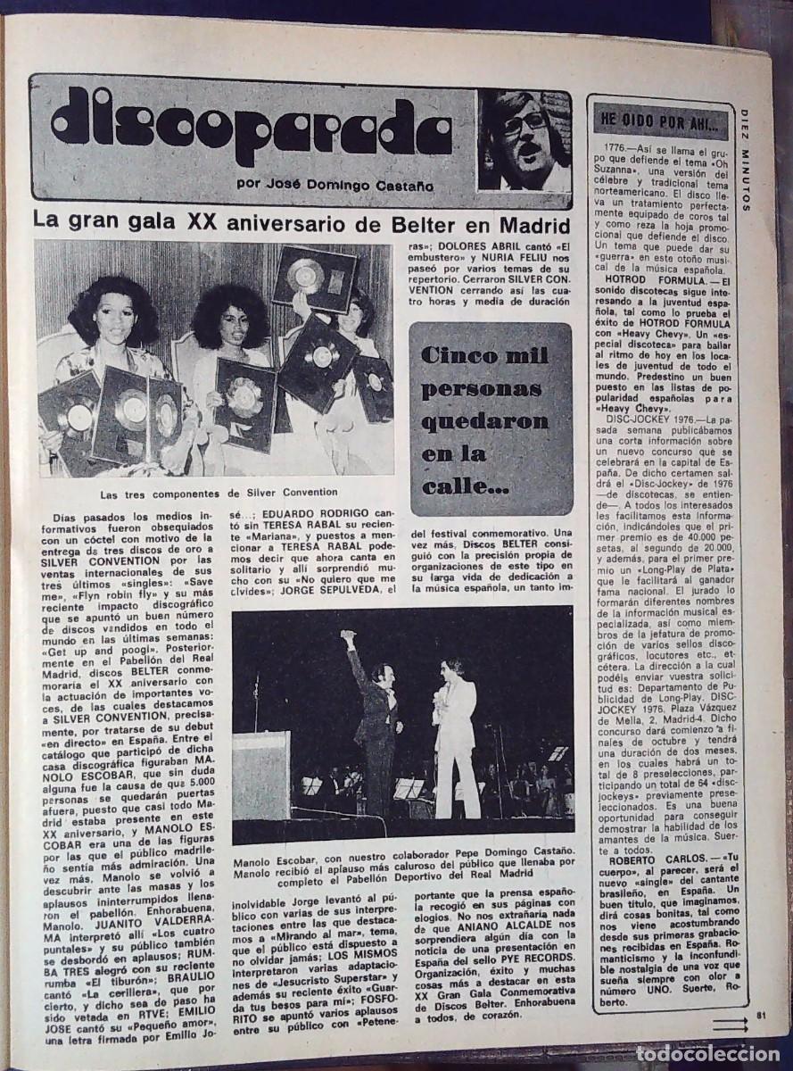 M&uacute;sica de colecci&oacute;n: SILVER CONVENTION MANOLO ESCOBAR PEPE DOMINGO CASTA&Ntilde;O