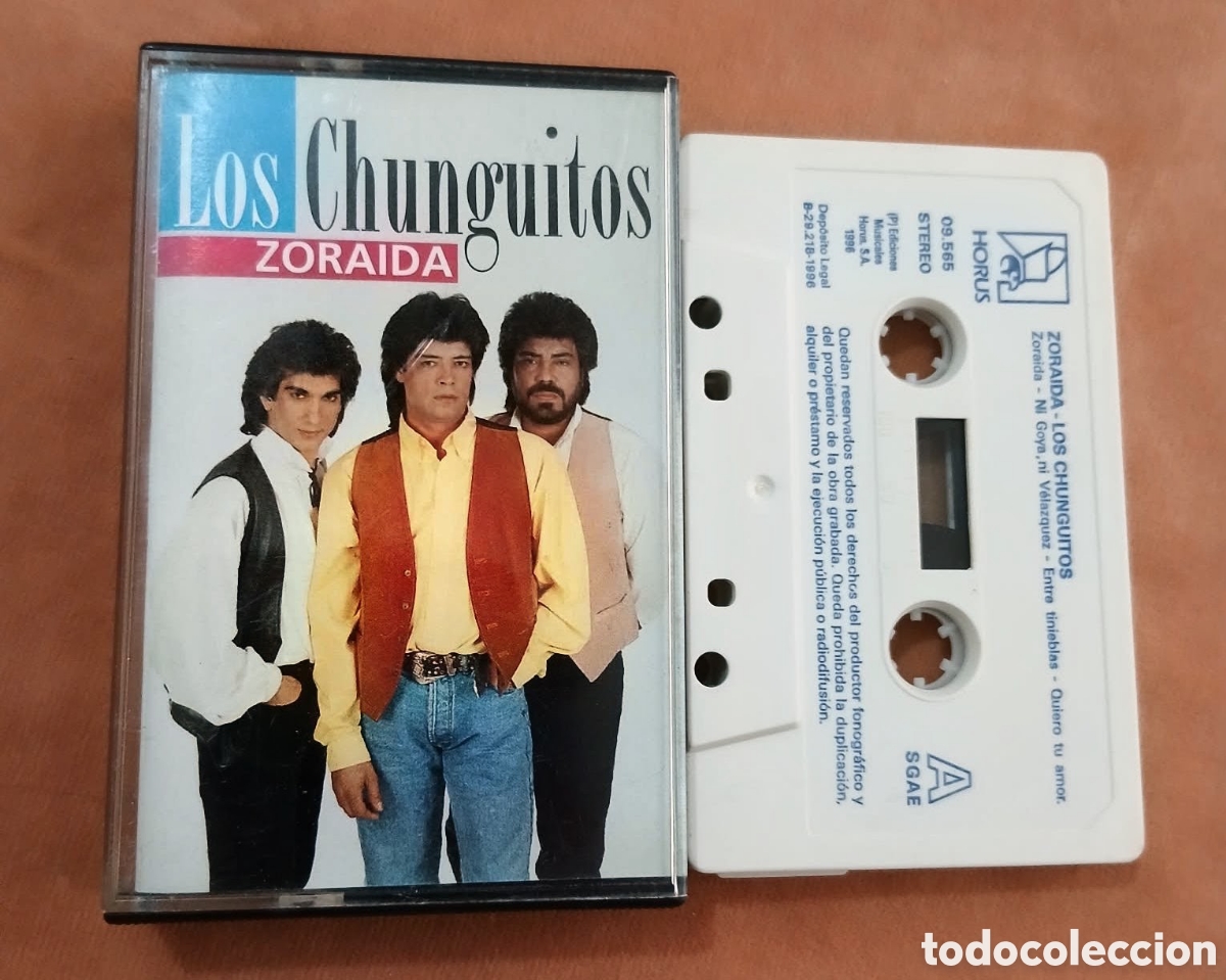 M&uacute;sica de colecci&oacute;n: LOS CHUNGUITOS &bull; ZORAIDA &bull; HORUS 1996 &bull; CASETE
