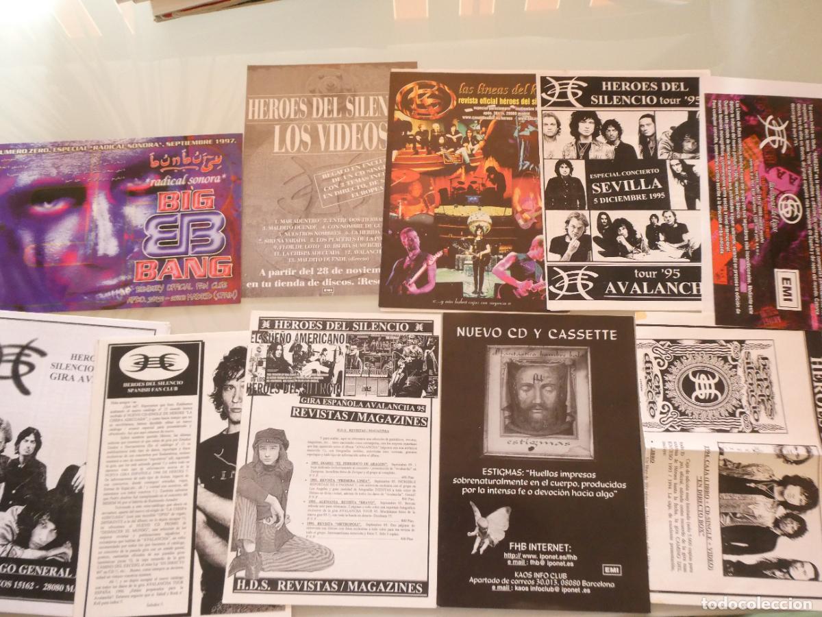 M&uacute;sica de colecci&oacute;n: 10 DOCUMENTOS H&Eacute;ROES DEL SILENCIO A&Ntilde;OS 90. REVISTA CAT&Aacute;LOGO AVALANCHA. 140GR