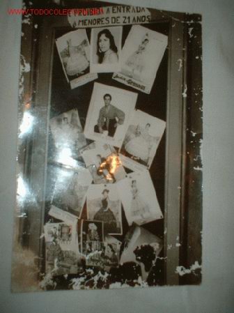 Photos de Chanteurs et Chanteuses: ANTIGUA FOTO DE ARTISTAS DEDICADA POR DETRAS. A&Ntilde;O 1961