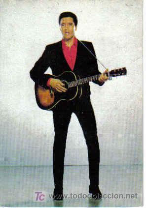 Fotos de cantantes: POSTAL DE ELVIS PRESLEY
