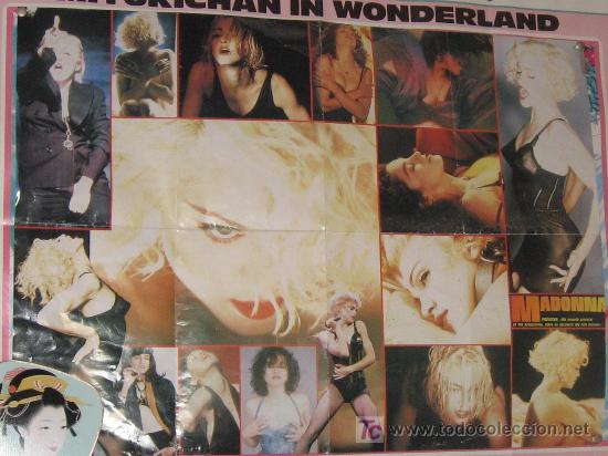 Fotos von Musikern: POSTER MADONNA BLOND AMBITION TOUR BY RECORTITOS EXPRESS YOURSELF