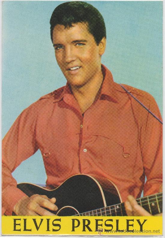 Fotos de cantantes: TARJETA POSTAL DE M&Uacute;SICA DE ELVIS PRESLEY