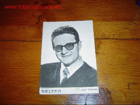 Fotos von Musikern: Postal del cantante JIMMY FONTANA
