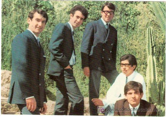Fotos von Musikern: LOS PUMAS- 495 Postal Oscarcolor- 1966-10,4 x 15 cms -Sin escribir-Vell i Bell