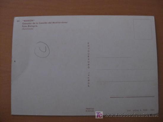 Fotos de cantantes: POSTAL DE RAIMON - Foto 2