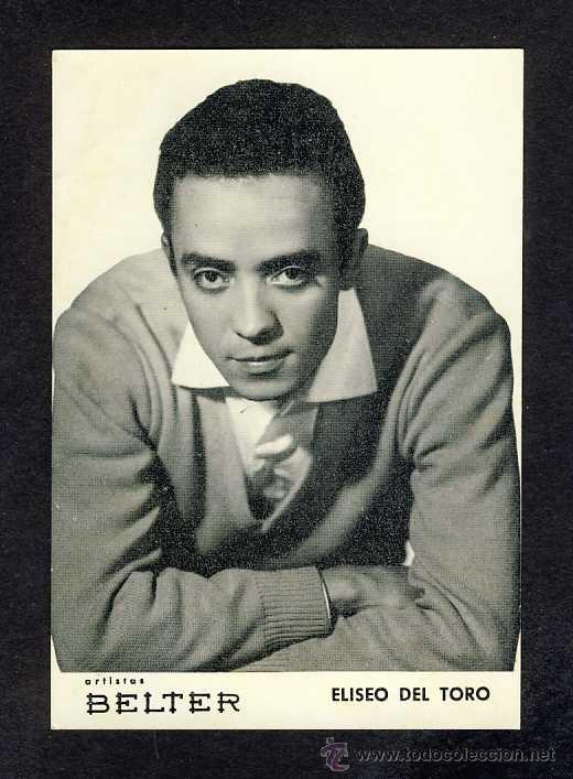 Photos of Singers: Foto publicitaria de ELISEO DEL TORO (Belter)