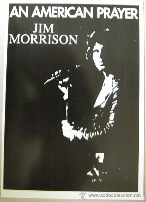 Fotos de cantantes: POSTAL JIM MORRISON