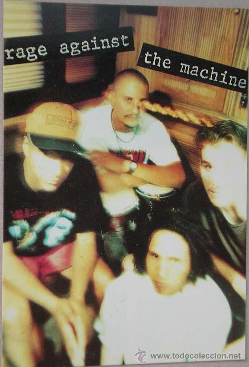 Fotos de cantantes: POSTAL RAGE AGAINST THE MACHINE