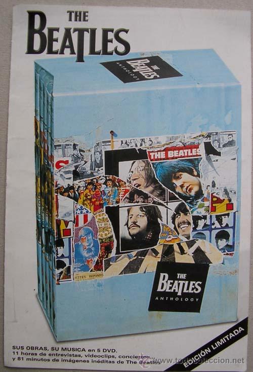 Fotos de Cantantes: TRIPTICO PROMOCIONAL THE BEATLES ANTHOLOGY
