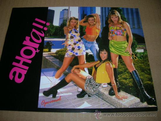 Photos of Singers: Foto recortable del grupo ahora!!. Mide 21 x 16 cm...