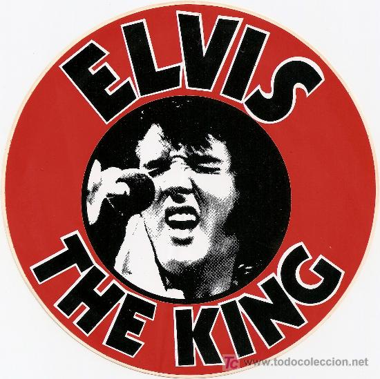 Photos of Singers: PEGATINA ELVIS PRESLEY