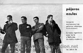Photos de Chanteurs et Chanteuses: POSTAL PAJAROS AZULES