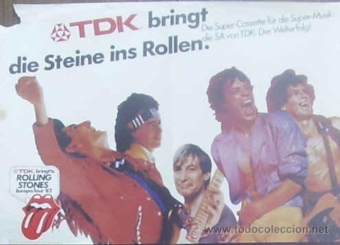 Fotos de Cantantes: THE ROLLING STONES 82 POSTER PLEGADO 59`50 X 42 CM (EU)