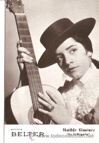 Fotos von Musikern: POSTAL PROMOCION DISCOS BELTER MATILDE GIMENEZ