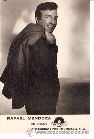 Fotos von Musikern: POSTAL PROMOCION DISCOS POLYDOR RAFAEL MENDOZA