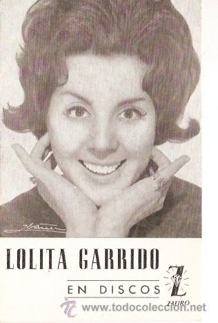 Fotos von Musikern: POSTAL PROMOCION DISCOS ZAFIRO LOLITA GARRRIDO
